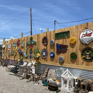 Outside grounds display...