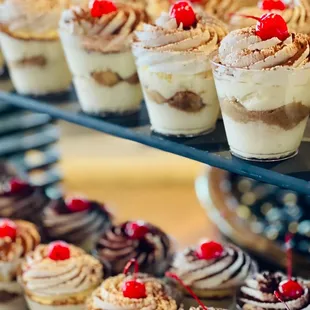 These Tiramisu cups looked beautiful, but tasted mostly like whipped cream, which isn't terrible.