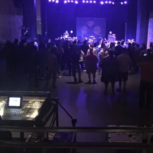 Dance floor and stage