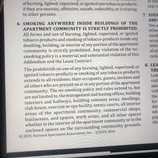 NO-SMOKING ADDENDUM PART OF THE LEASE AT THE GARDENS