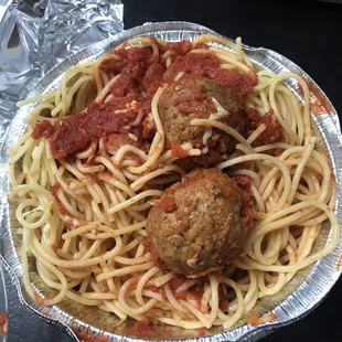 Spaghetti and Meatballs