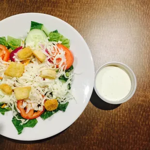 House Salad with Ranch