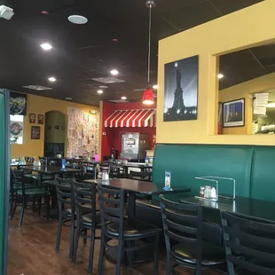 Colorful artwork, and soft serve ice cream!