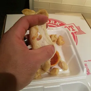 Raw Garlic Knots (Ironic this is their name)