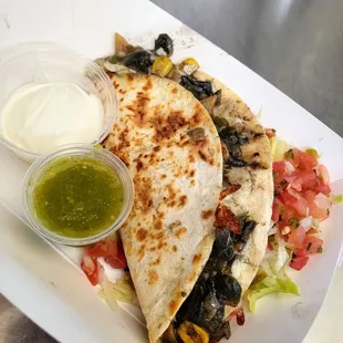 Huitlacoche quesadilla