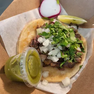 Asada taco