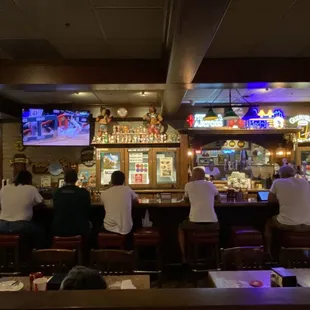 The bar top may have limited seating, but the workers are very quick to assist walk up orders.