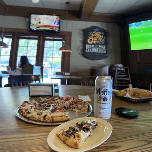 Chicken Garlic Supreme Pizza &amp; of course a Model