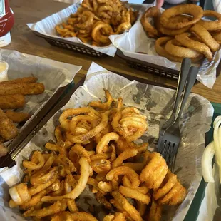 Fried things galore. Good portions.