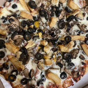 Small 3 topping pizza