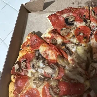 Strange piece of pizza
