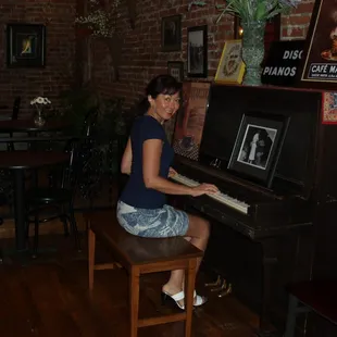 How about playing piano while the Java is ready?