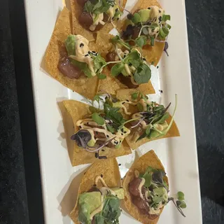 Tuna Poke Nachos