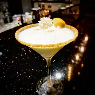 Lemon Meringue martini