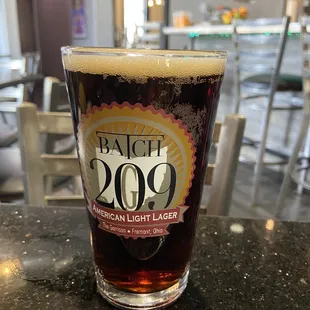 Crunchy hippie dark beer