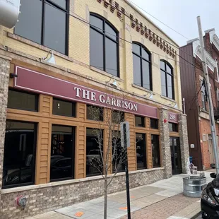 the front of the restaurant