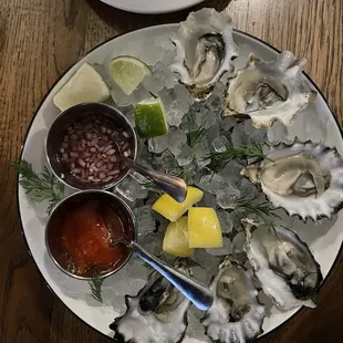 Half dozen oysters $24