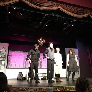 The wonderful cast during their very funny mini-play of Sound of Music.