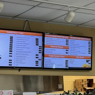 And finally, the menu ends!
