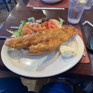 Footlong Fried Fish Sandwich
