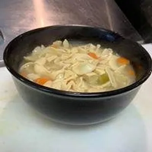 Homemade Chicken Noodle Soup..(all soups are homemade)
