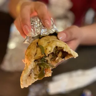 Pita Burger Sandwich