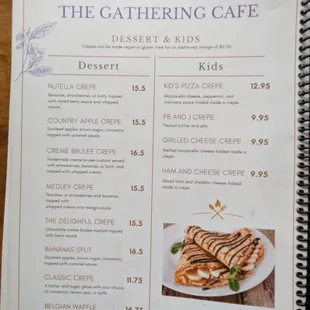 Menu (Pg 5)