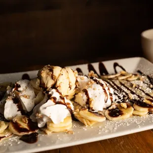 Banana Split Crepe