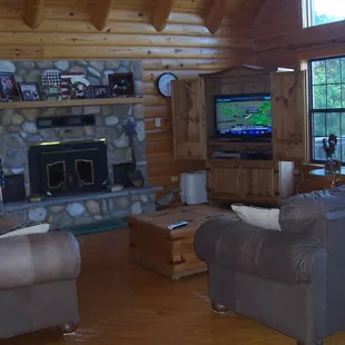 The Great Room is the place for watching TV, reading a good book or just relaxing