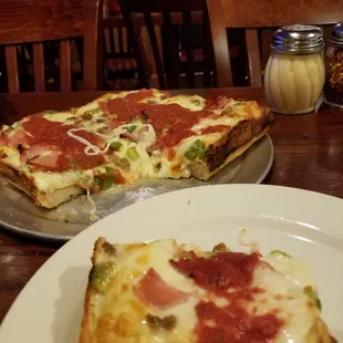 pizza, food