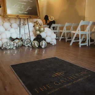 balloons by my balloon edit and mirror design by Moore Decor