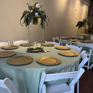 Safari Babyshower set up