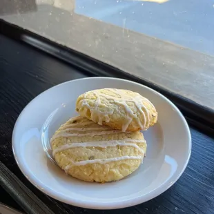 Lemon lavender cookies