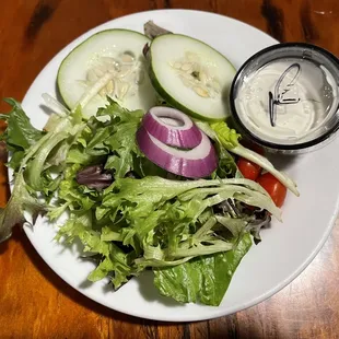Side Salad included w/ Dinner.