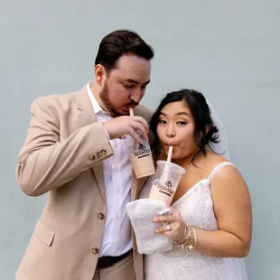 TGA helped us schedule in timing for the two of us post ceremony to spend time together and get boba.