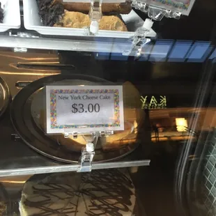 a variety of desserts