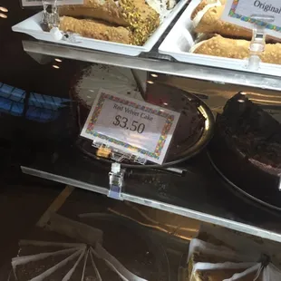 a variety of desserts