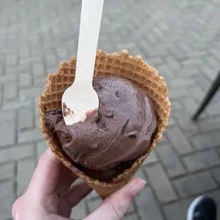 Chocolate (in a cone!)