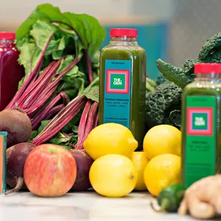 a variety of fruits and vegetables