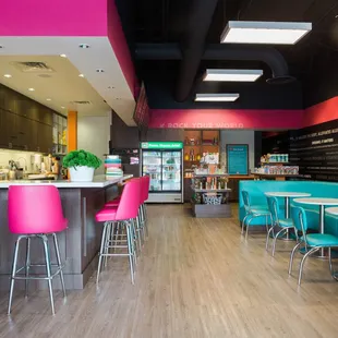 the interior of the restaurant