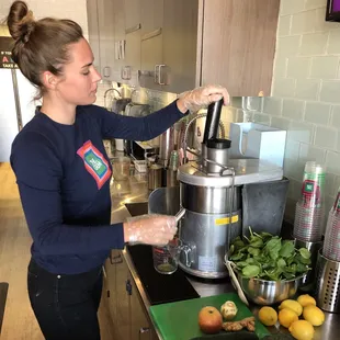 Made fresh-to-order, cold pressed ORGANIC juice!