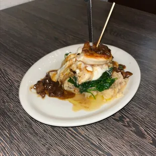 Prosciutto chicken main dish