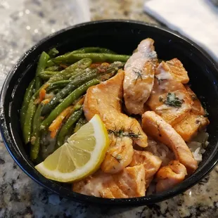 Salmon bowl