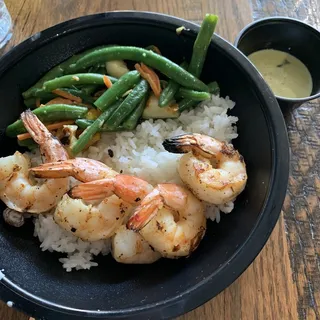 Coconut Curry Shrimp Bowl