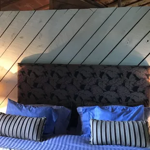 Catch a good nights sleep in our King Bed with luscious sheets