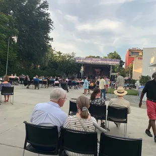 Outdoor concert venue