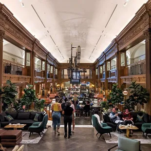 Lobby of the Fairmont Olympic