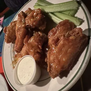 Plum sauce wings