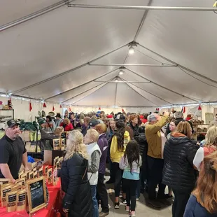 a large crowd of people