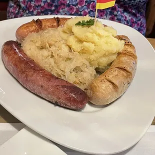 Sausage sampler plate